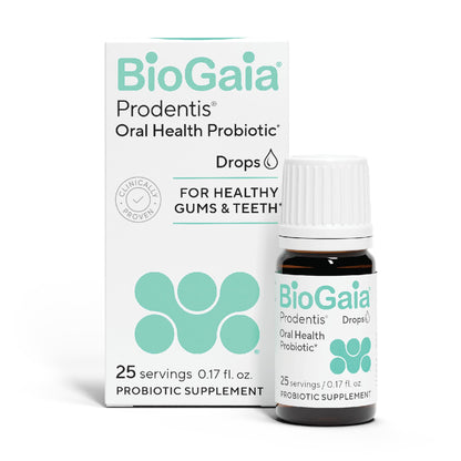 BioGaia Prodentis Dental Probiotic Drops – Healthy Gums & Teeth (Unflavored) 25-Day Supply