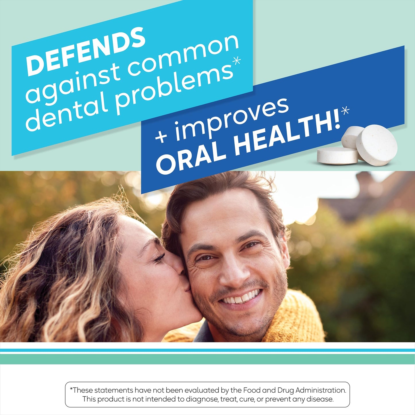 BioGaia Prodentis | Oral Probiotics | Promotes Healthy Gums & Teeth | Defends Against Bad Breath & Dental Problems | Improves Oral Health | Mint Flavored Dental Probiotic Lozenge