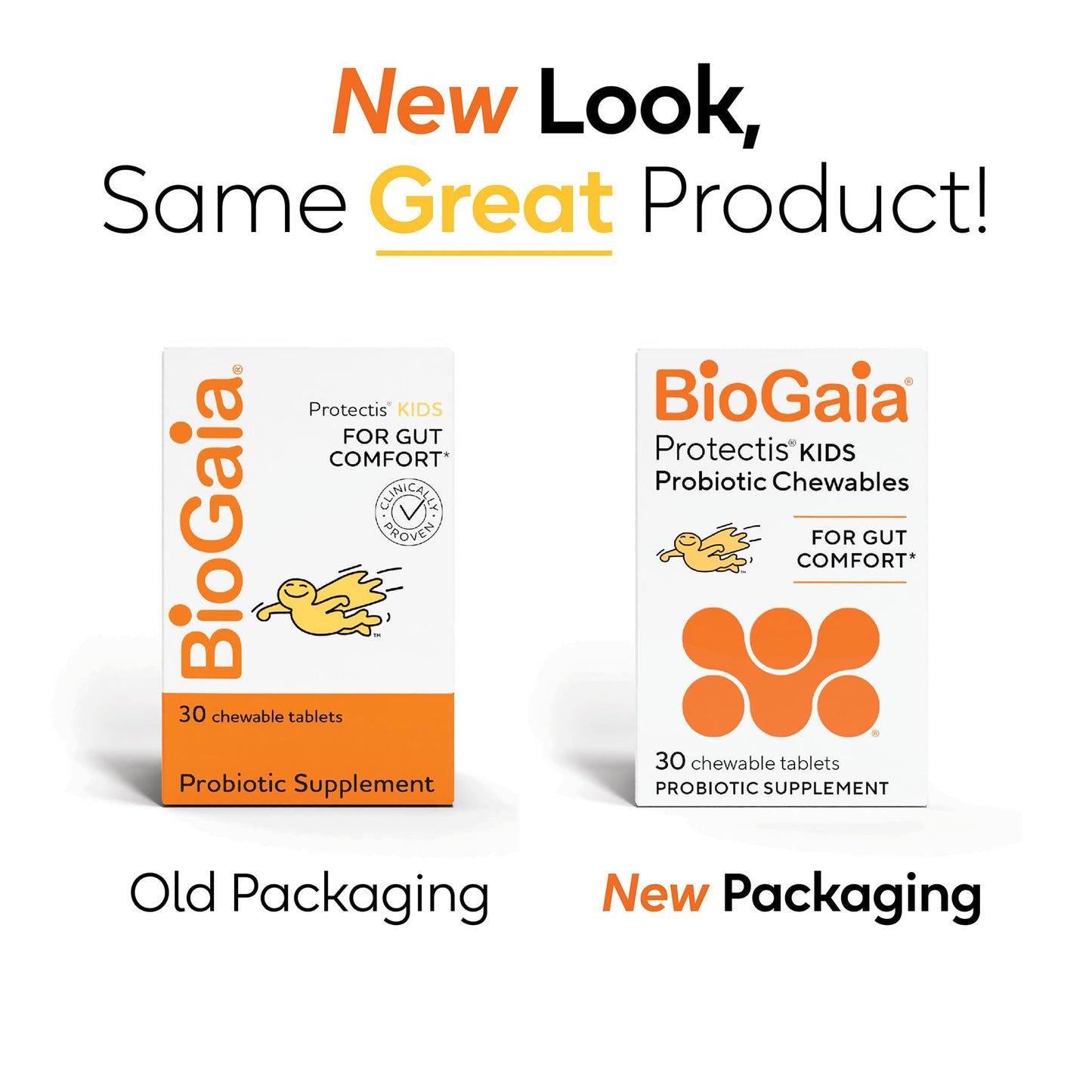 BioGaia Protectis Chewable Tablets for Toddlers to Teens – Digestive Comfort, 2 Pack (30 Tablets)