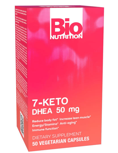 Bio Nutrition 7-Keto 50 Vegetarian Capsules | DHEA 50mg