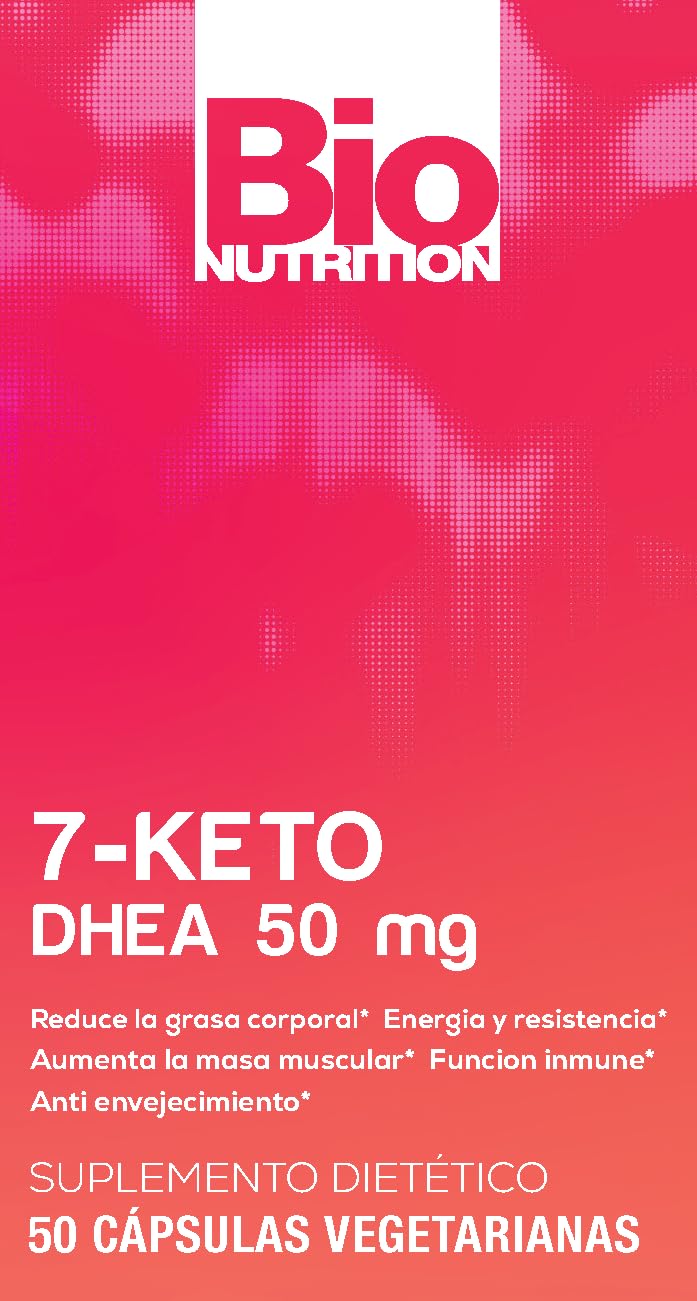 Bio Nutrition 7-Keto 50 Vegetarian Capsules | DHEA 50mg