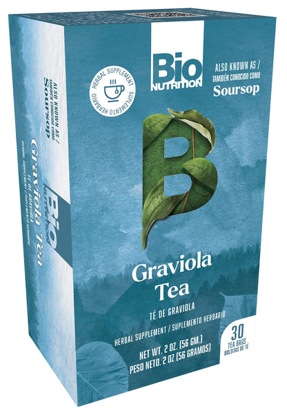 BIO NUTRITION INC. Graviola Tea 30 Bag, 0.02 Pound - Immune Support