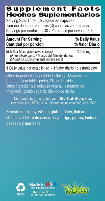 Bio Nutrition Irish Sea Moss | Premium Immune & Digestive Support