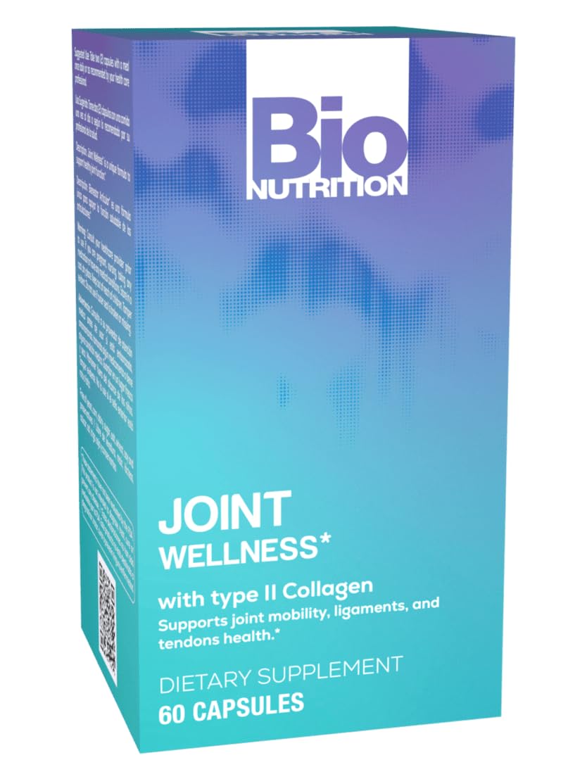 Bio Nutrition Joint Wellness with Type II Collagen - 60 Capsules - USA Made