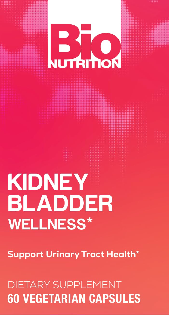 Bio Nutrition Kidney Bladder Wellness - 60 Vegetarian Capsules | UTI Support