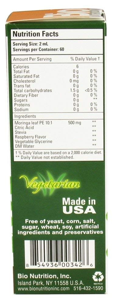 Bio Nutrition Moringa Liq – Certified Organic Moringa Superfood Liquid