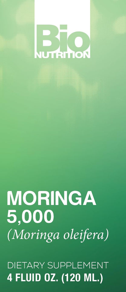 Bio Nutrition Moringa Liquid Supplement 4 fl oz | Antioxidants, Quercetin & Immune Support