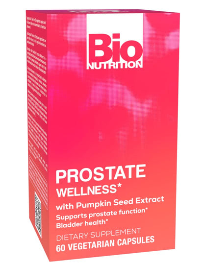 Bio Nutrition Prostate Wellness – 60 Vegetarian Capsules | Plant-Based