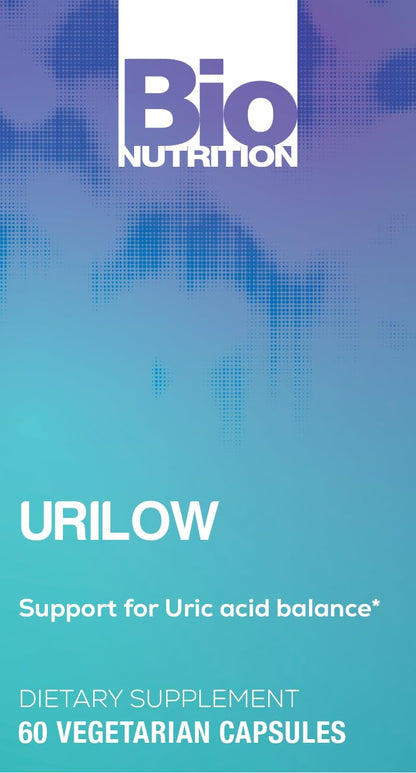 Bio Nutrition Urilow 60 Vegetarian Capsules | Urinary Health & Uric Acid Balance