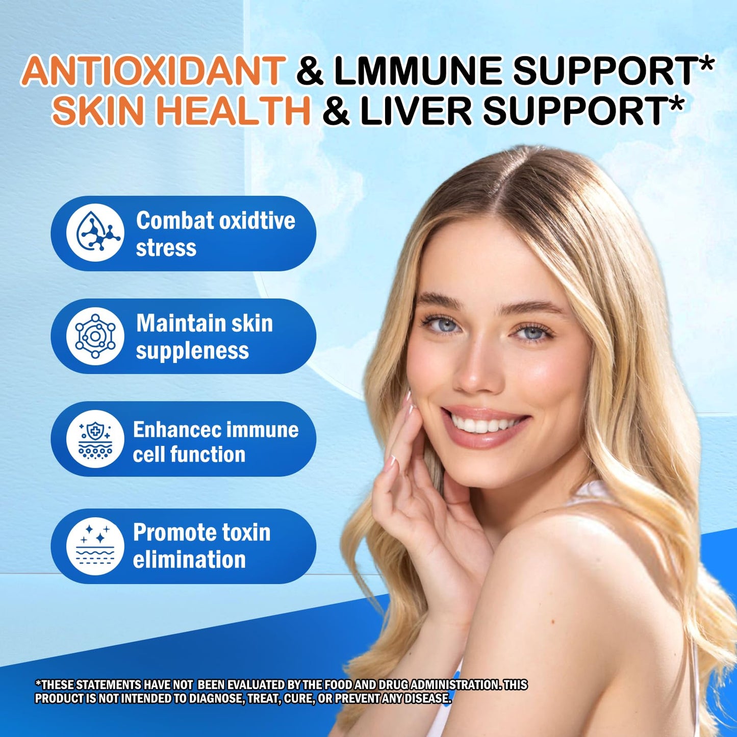 BIO POTENTIA Liposomal Glutathione 500mg + Alpha Lipoic Acid – Antioxidant, Liver & Skin Health (60 Capsules) | Non-GMO & Gluten-Free