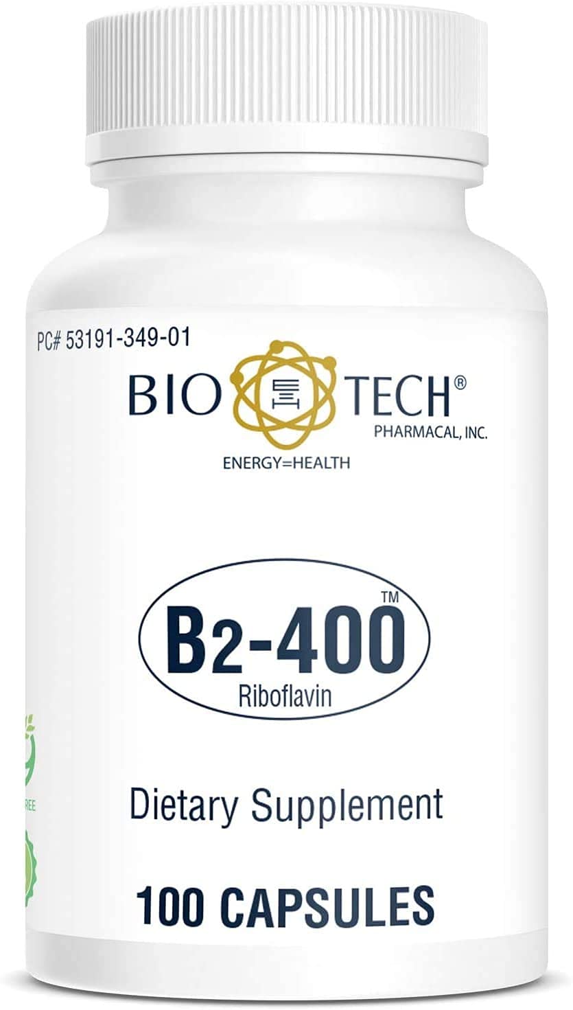 Bio-Tech Pharmacal B2-400, 100 Capsules – Clarity & Productivity