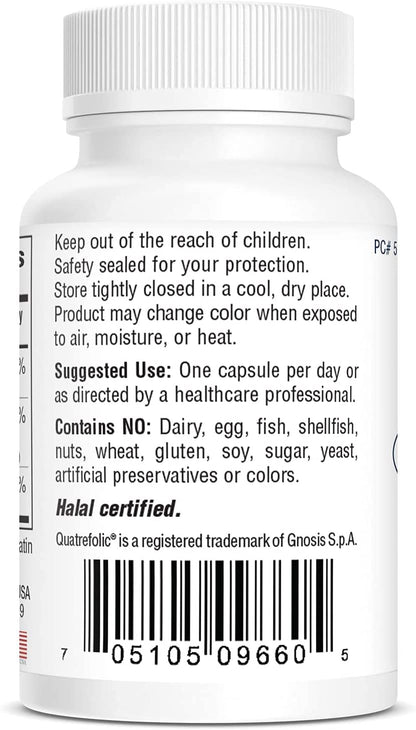 Bio-Tech Pharmacal B6-Folic Acid 100 Capsules | All-Natural Supplement | Supports Cardiovascular, Bone & Nervous System Health | No Dairy, Fish, Gluten, Peanut, Shellfish, Halal, & Soy