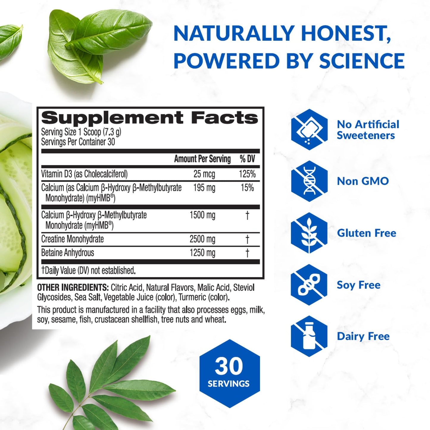 BioTrust Ageless Muscle Builder – Creatine HMB Powder with Vitamin D3 & Betaine | Citrus Splash