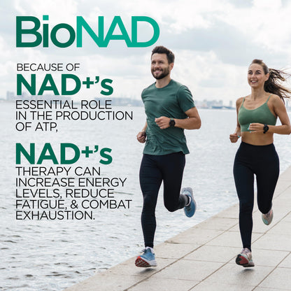 BioNAD NAD+ Natural Energy Booster - Boost NAD+, Supports Cardiovascular Health - Vegan/Non-GMO