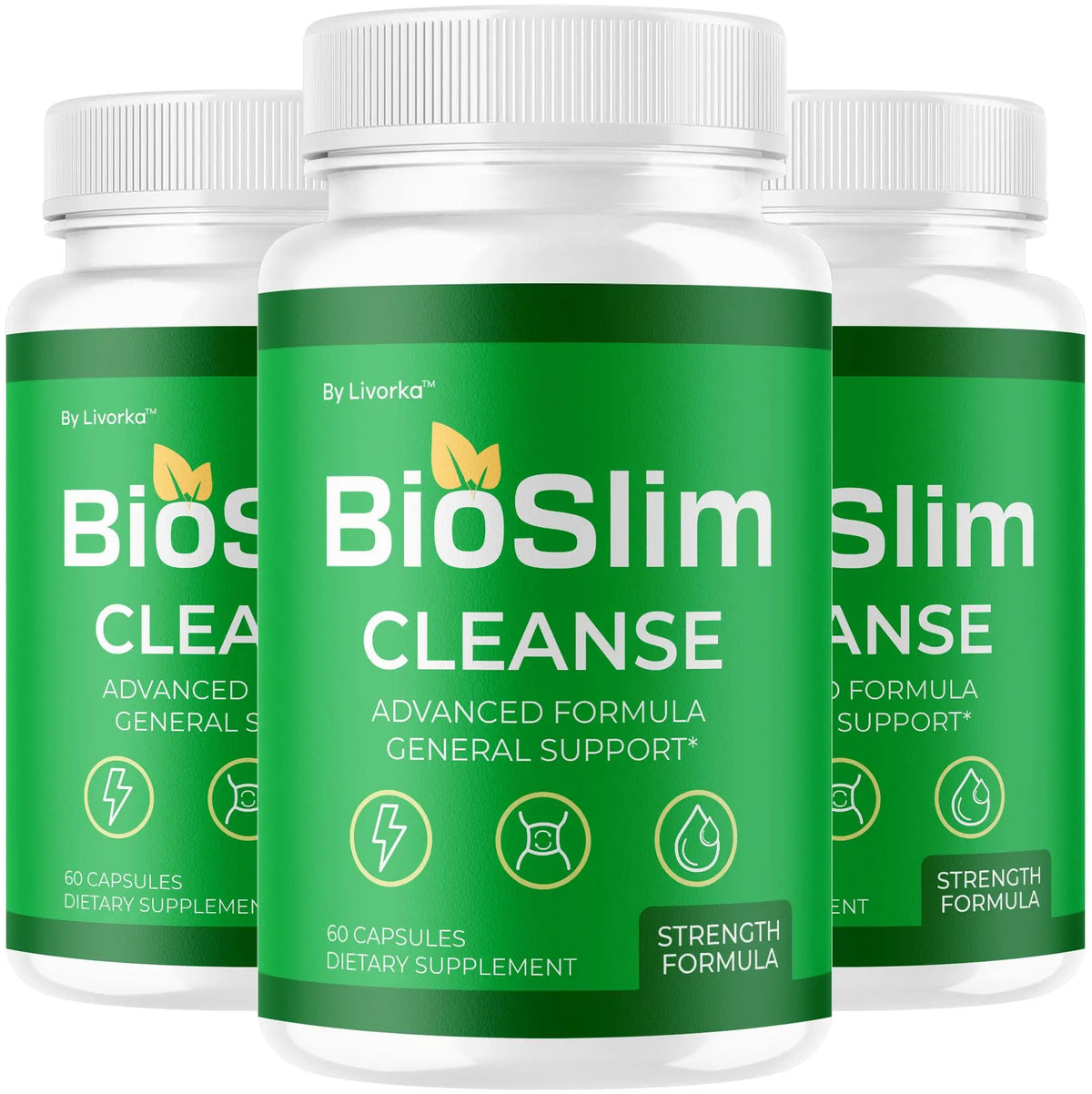 LIVORKA BioSlim Cleanse Capsules – 3 Pack Premium Digestive Support, 180 Capsules BritishVita | Premium UK Vitamins & Wellness Supplements