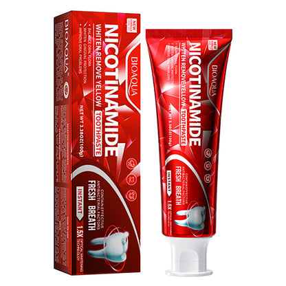 BIOAQUA 1.5X Instant Whitening Toothpaste – Balance Oral Flora, Fresh Breath 100g