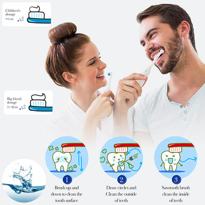 BIOAQUA 1.5X Instant Whitening Toothpaste – Fresh Breath, Gingival Protection 100g