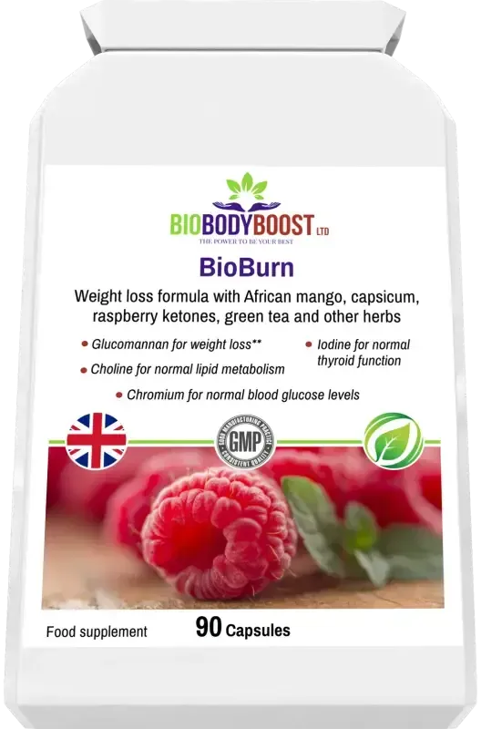 BioBurn Raspberry Ketone & Green Tea Capsules | With Guarana UK Fashionfitz