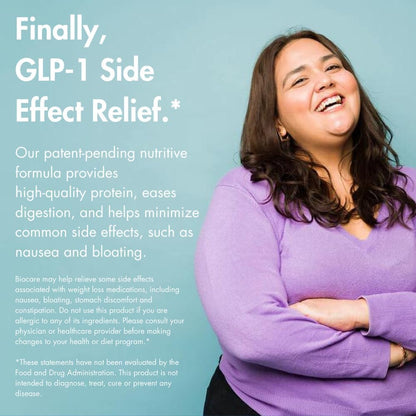 Biocare GLP-1 Nutritional Beverage – 30g Protein, 26 Vitamins, Vanilla