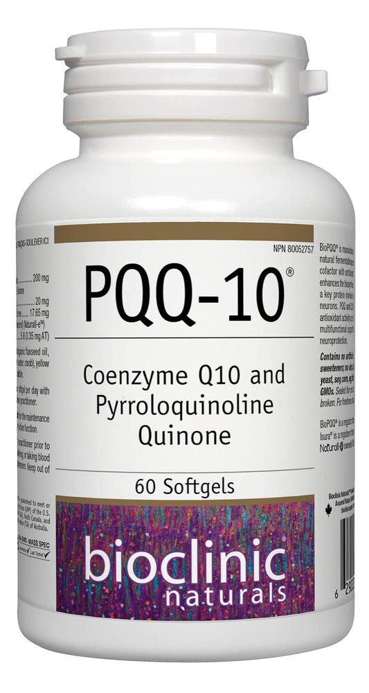 Bioclinic Naturals CerebroVital PQQ-10 60 Softgels – Antioxidant & Cognitive Support BritishVita | Premium UK Vitamins & Wellness Supplements