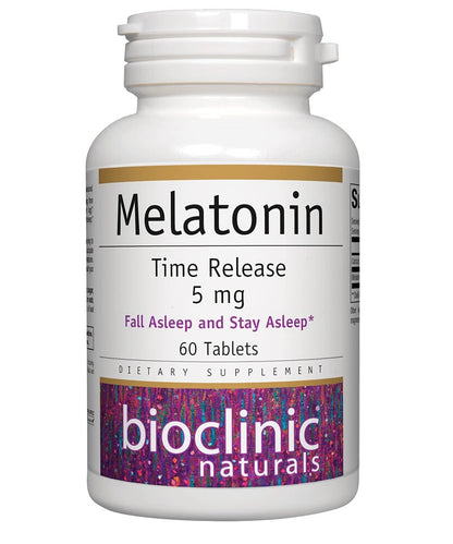 Bioclinic Naturals Melatonin Time Release 5 mg – 60 Tablets