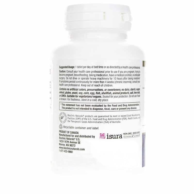 Bioclinic Naturals Melatonin Time Release 5 mg – 60 Tablets