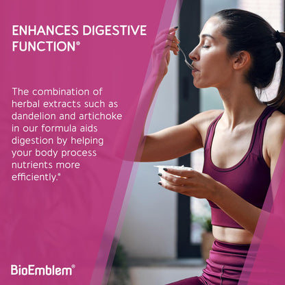 BioEmblem USDA Organic Liver Cleanse – 80% Silymarin Milk Thistle, 60 Caps