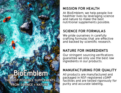 BioEmblem Natural Sleep Aid for Adults with Melatonin, Valerian Root, Suntheanine & More | Healthy Sleep Supplement | Herbal Sleeping Pills | 60 Capsules, 2 Pack