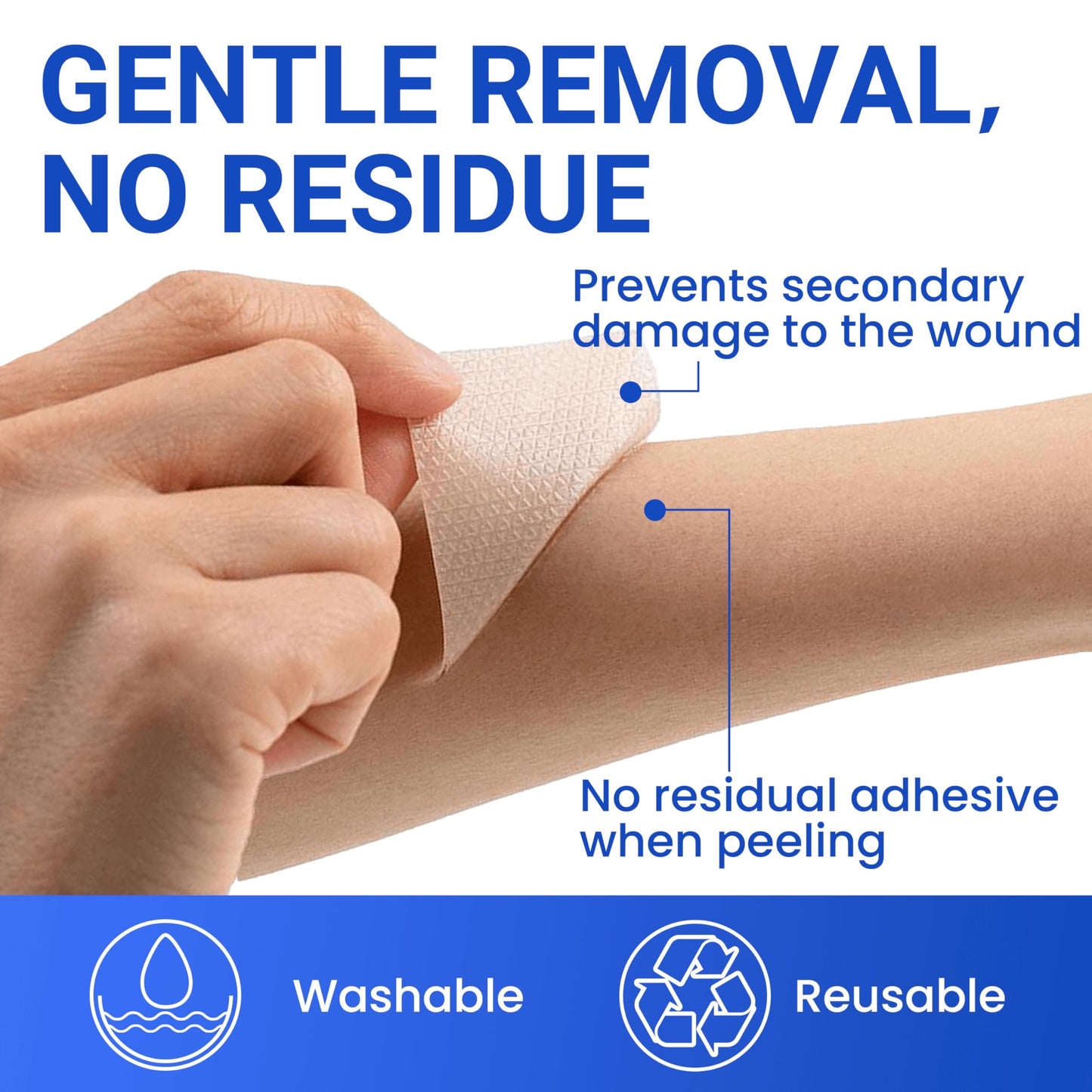Bioemmalab Silicone Scar Sheets - Medical Grade Tape Roll (1.6" x 150") for Post-Surgical, Acne & Keloid Scars