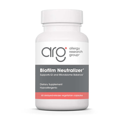 Allergy Research Group Biofilm Neutralizer – Biofilm Defense, EDTA, Serrapeptase, Vegetarian Capsules (60 Count)