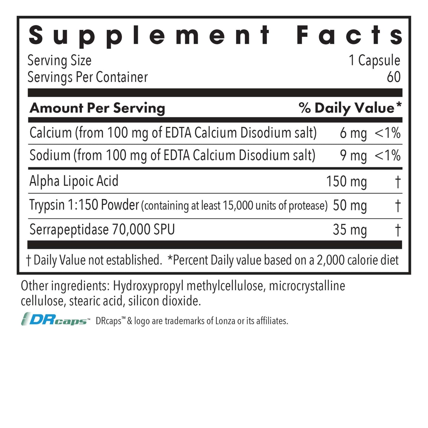 Allergy Research Group Biofilm Neutralizer – Biofilm Defense, EDTA, Serrapeptase, Vegetarian Capsules (60 Count)