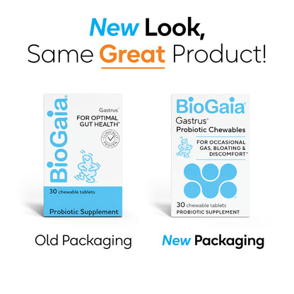 BioGaia Gastrus Gut Health Probiotic 2-Pack | Eases Abdominal Discomfort, Gas & Bloating