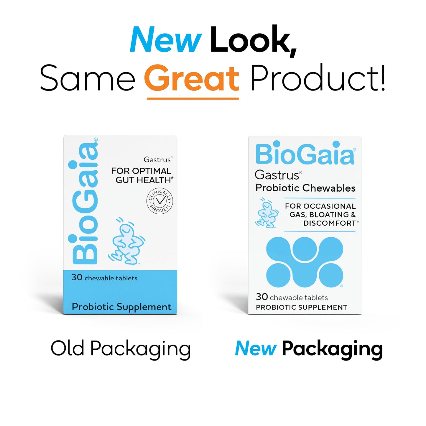 BioGaia Gastrus Gut Health Probiotic 2-Pack | Eases Abdominal Discomfort, Gas & Bloating