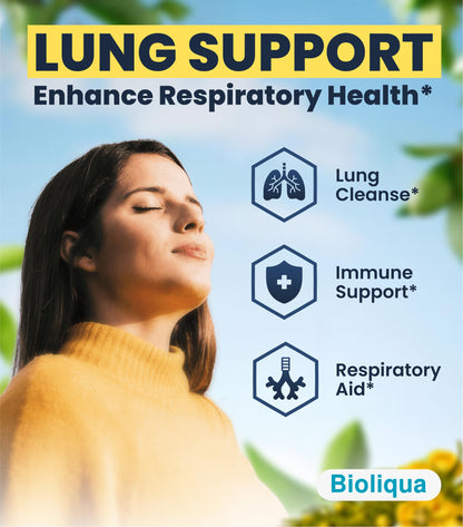 Bioliqua Mullein Drops for Lungs – 150,000mg/4oz, 120 Servings, Coconut Flavor