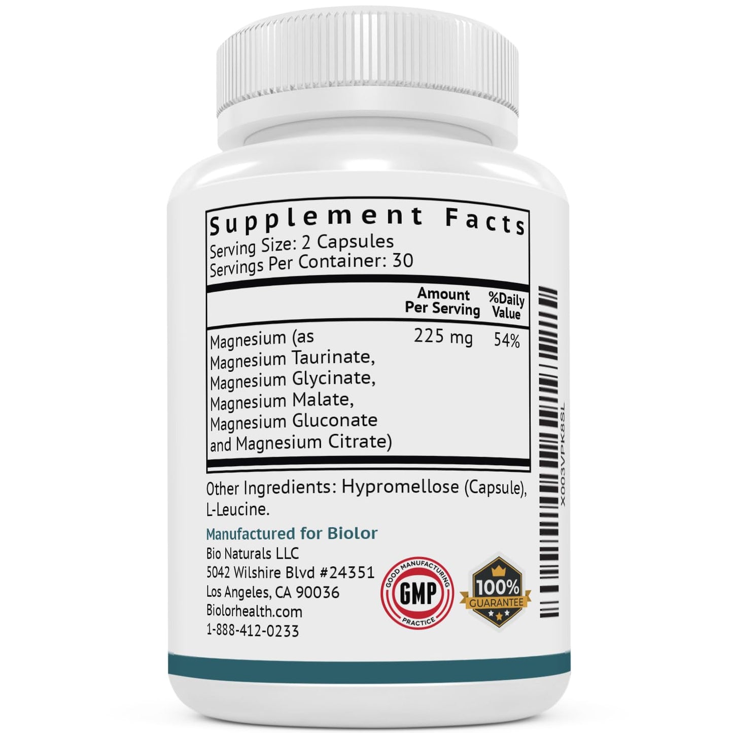 Biolor Magnesium Complex – Full Spectrum, High-Absorption Magnesium Blend