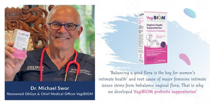 Biom Vaginal Probiotic Suppositories – Balance, pH & Odor Control | Biom Probiotics
