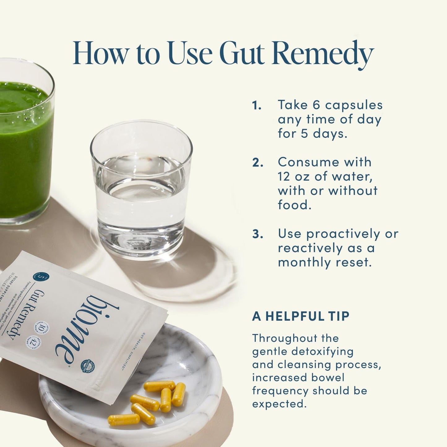 Biome Gut Remedy Capsules with Berberine – 5 Day Cleanse, 30 Capsules