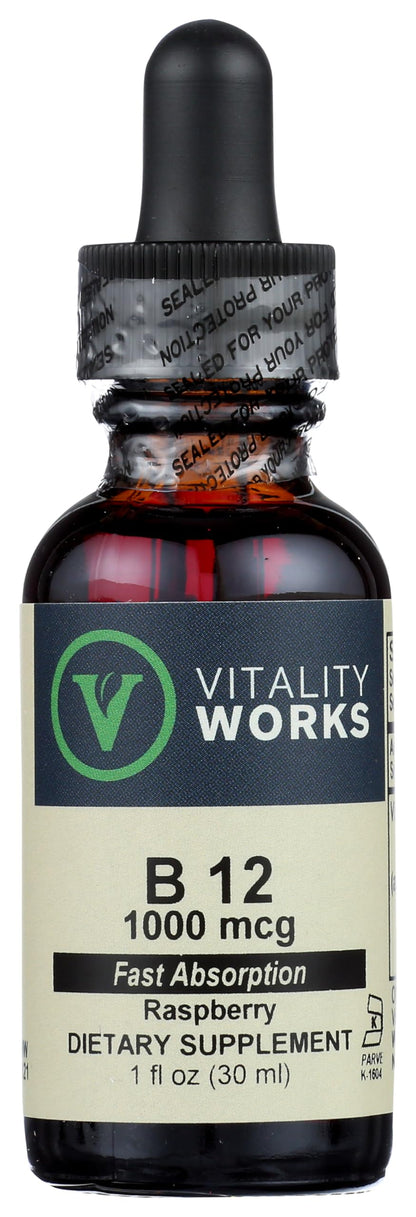 Biomed Balance B12 Drops 1000 mcg/ml, 1 Fluid Ounce - Vitamin B12 Dietary Supplement