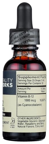Biomed Balance B12 Drops 1000 mcg/ml, 1 Fluid Ounce - Vitamin B12 Dietary Supplement