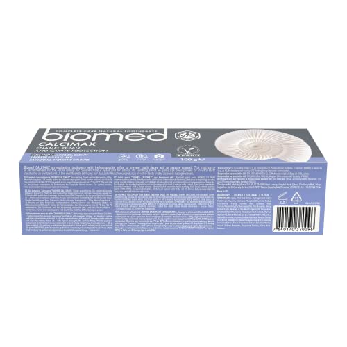 Biomed Calcimax - Natural Toothpaste | No SLS & No Fluoride | Strengthening (1 Pack)