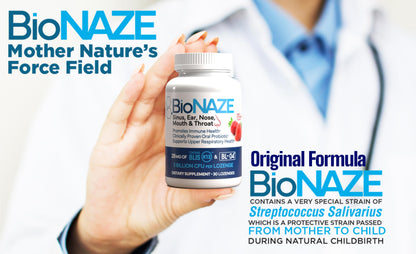 Bionaze BLIS K12 & BL-04 Oral Probiotic – 30 Count | Oral & Respiratory Support