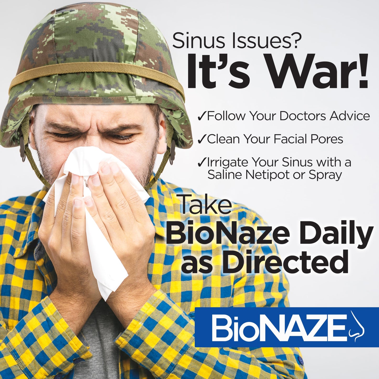 Bionaze Oral Probiotic BLIS K12 & BL-04 – 2 Pack for Sinus, Bad Breath & Post-Nasal Drain