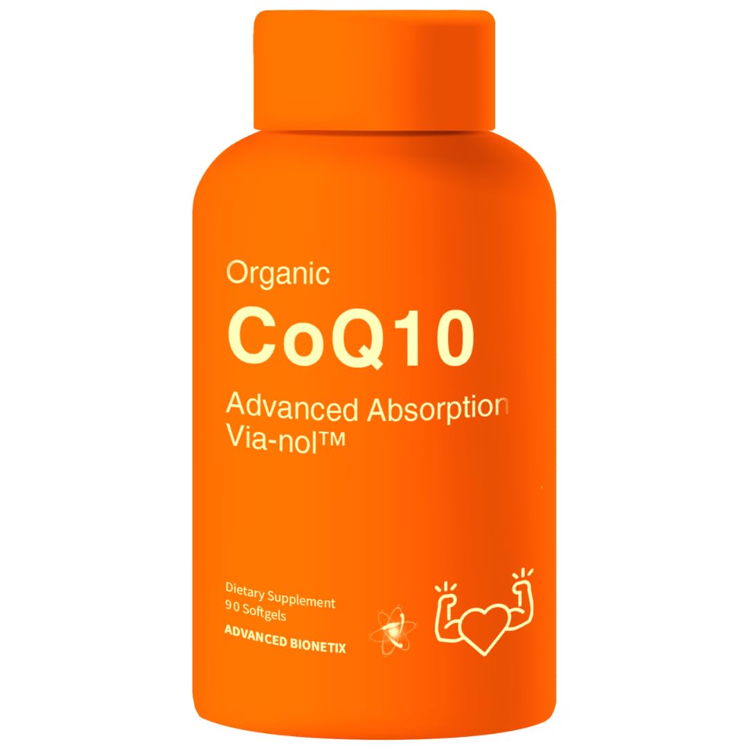 Advanced Bionetix CoQ10 200mg with Black Pepper Extract — 90 Softgels | Heart & Brain Health