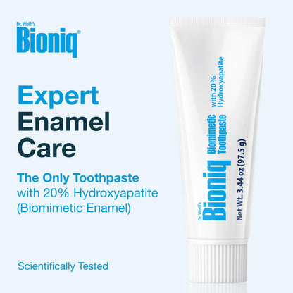 Bioniq Classic Biomimetic Toothpaste – 20% Hydroxyapatite (BioHAP) 3.44 oz | Clinically Tested