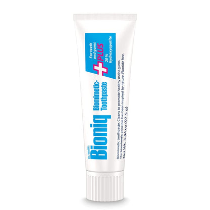 Bioniq Moist Gum Toothpaste — 20% Hydroxyapatite, Fluoride Free, Mint, 3.44 oz
