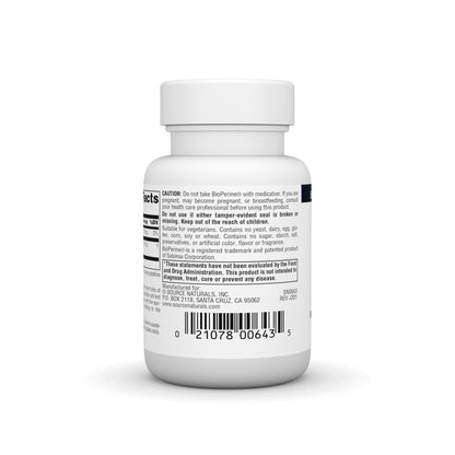 Source Naturals BioPerine Black Pepper Extract - Nutrient Absorption* (60 Tablets)