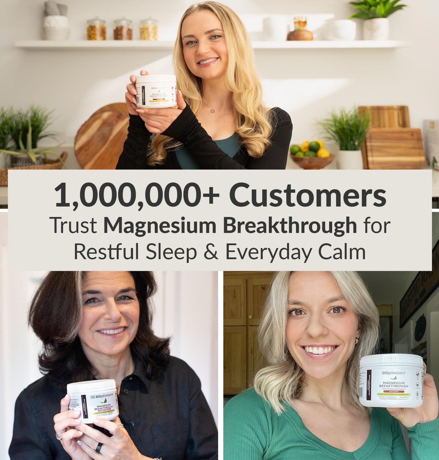 BIOptimizers Magnesium Breakthrough Drink – 8 Magnesium Forms, Electrolytes, Sleep Support & Recovery