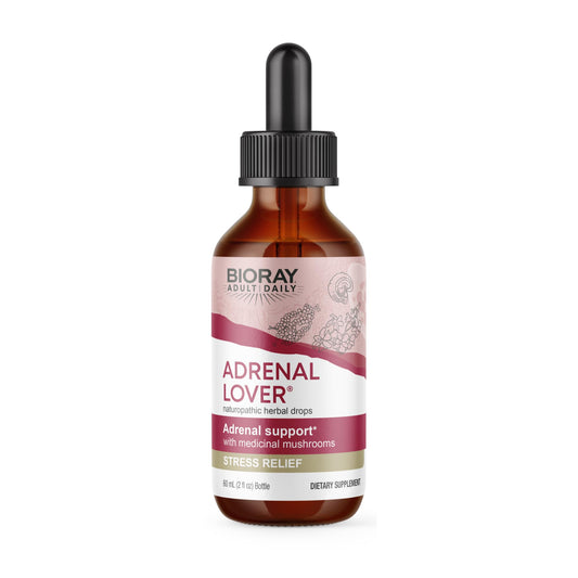 BIORAY Adult Daily Adrenal Lover - 2 fl oz - Traditional Chinese Kidney Yin Tonic - Non-GMO, Vegetarian, Gluten Free, Alcohol Free BritishVita | Premium UK Vitamins & Wellness Supplements
