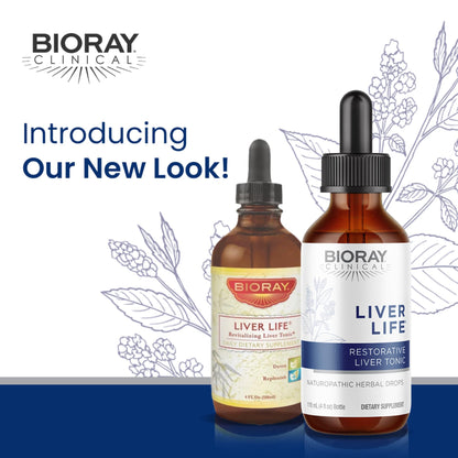 BIORAY Clinical Liver Life 2 oz | Liver Support Tincture | Non-GMO, Vegetarian, Gluten Free