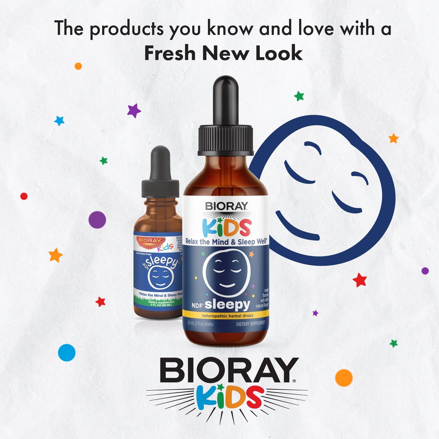 BIORAY Kids NDF Sleepy Maple - 2 fl oz | Restful Night Sleep for Kids | Non-GMO, Vegan, Gluten Free